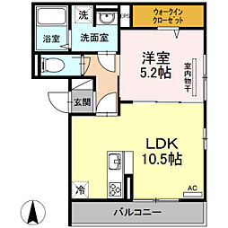 間取図画像 1LDK