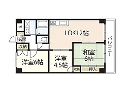 第3吉川ビル 3LDKの間取図画像