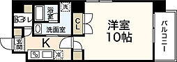 パル内野屋 1Kの間取図画像