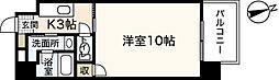 ロワジールY 1Kの間取図画像