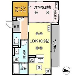 間取図画像 1LDK