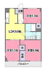 ハウスエミネント 3LDKの間取図画像