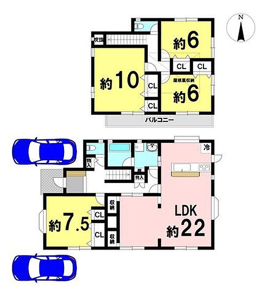 間取りを拡大表示
