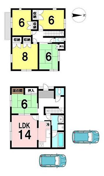 間取りを拡大表示