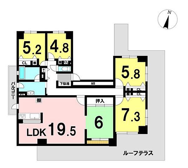 間取りを拡大表示