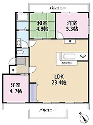 間取図画像 3LDK