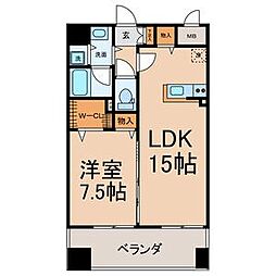 間取図画像 1LDK