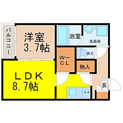 ハーモニーテラス植田西II 3階/-
