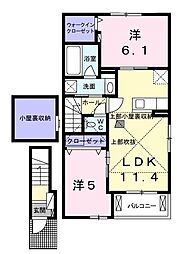 ル・リアンII　East 2階/-