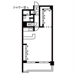 新栄町ハイツ 1LDKの間取図画像