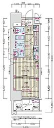 プレサンス上前津オレシア 1DKの間取図画像