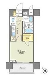 エディアン千種 1Kの間取図画像