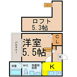 Agnes 1SKの間取図画像