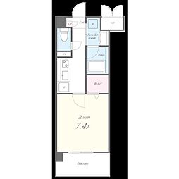 MX-4 1Kの間取図画像