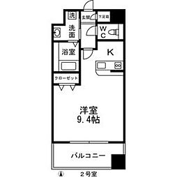 アンナマリーダイギ ワンルームの間取図画像