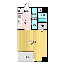 MAISONSPADE 1Kの間取図画像