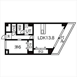 円上ヒルサイド 4階/-