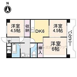 間取図画像 3DK