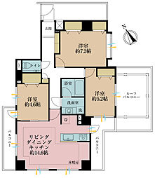 間取図画像 3LDK