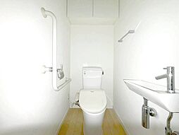 清潔感の高いお手洗い。