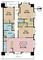 間取図画像 3LDK