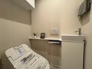 清潔感の高いお手洗い。
