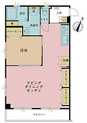 マンション大塚 1LDKの間取図画像