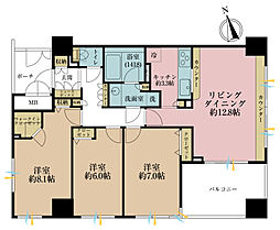 間取図画像 3LDK