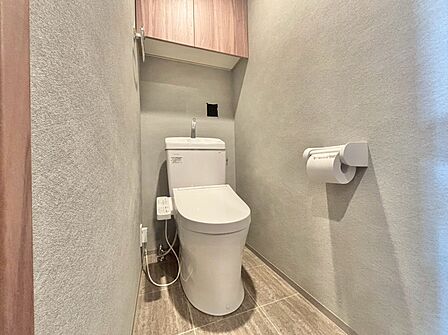 清潔感の高いお手洗い。