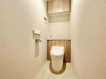 清潔感の高いお手洗い。