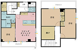 エザンス高井戸 3SLDKの間取図画像