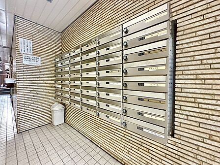 郵便受けも、きちんと管理されています。