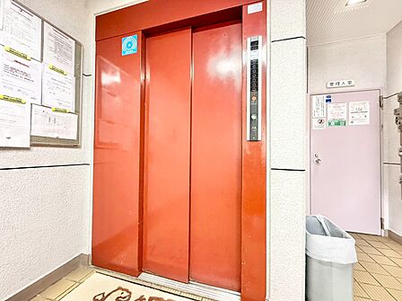 エレベーター完備のため荷物が多くなっても安心。