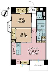 ヴェルドミール西巣鴨 2LDKの間取図画像