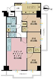 ゾンネンハイム北砂 3LDKの間取図画像