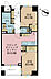 間取り：2LDK、専有面積53.08m2、バルコニー面積4.8m2