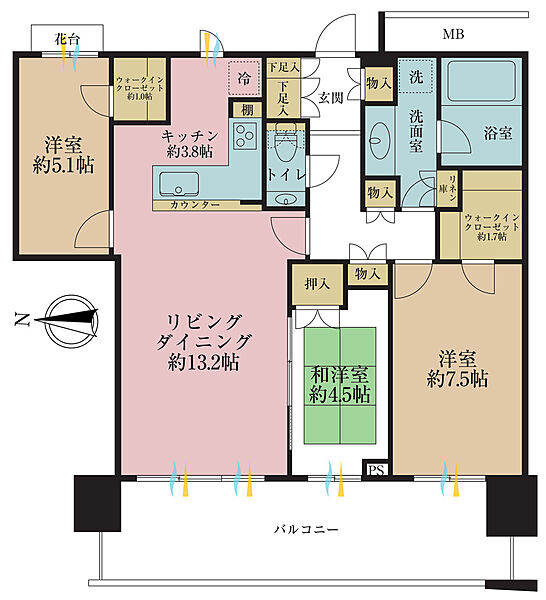 間取りを拡大表示