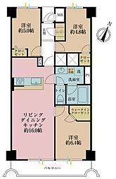 ファミール本郷 3LDKの間取図画像