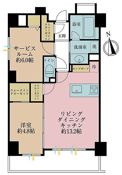 間取りを拡大表示