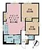 間取り：2LDK、専有面積58.39m2