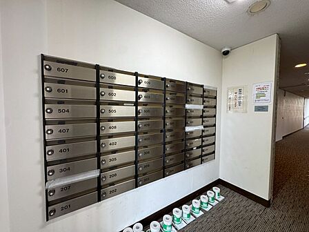 郵便受けも、きちんと管理されています。
