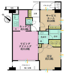 間取図画像 1SLDK
