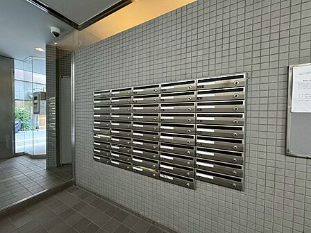 郵便受けも、きちんと管理されています。