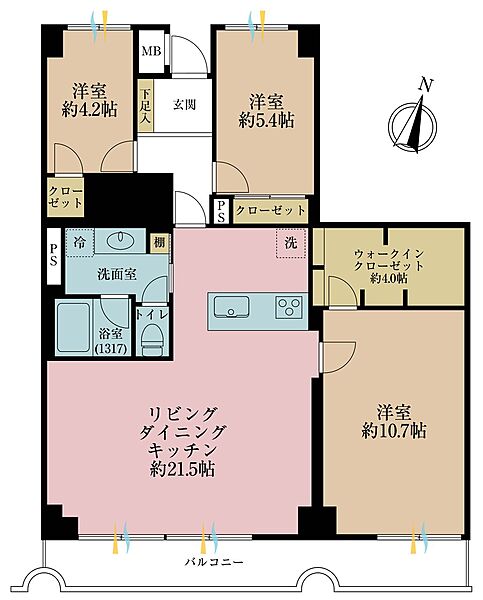間取りを拡大表示