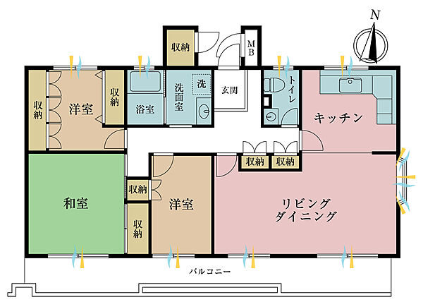 間取りを拡大表示