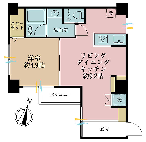 間取りを拡大表示