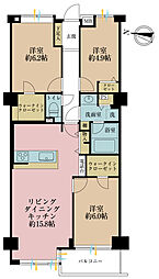 アベニュー音羽 3LDKの間取図画像