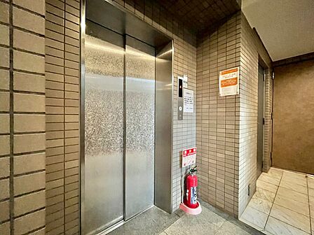 エレベーター完備のため荷物が多くなっても安心。