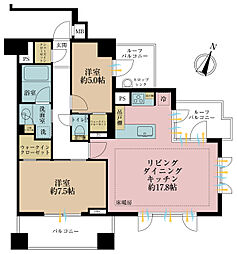 ピアース阿佐ヶ谷 2LDKの間取図画像