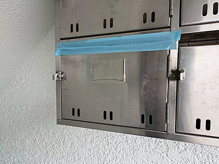 郵便受けも、きちんと管理されています。